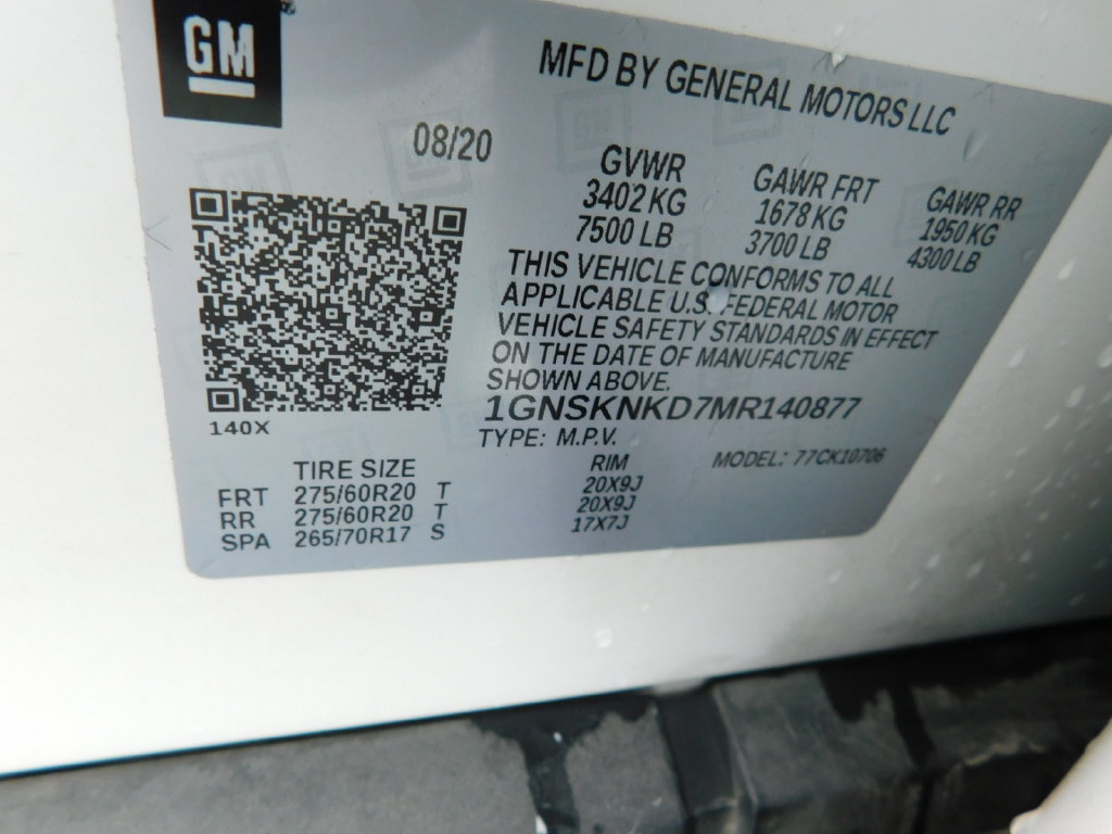 Used 2021 Chevrolet Tahoe LT w/ LT Signature Package AWD/4WD image 9