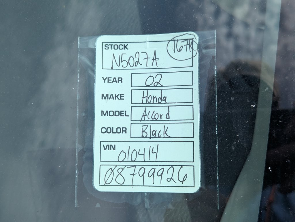 Used 2002 Honda Accord EX image 13