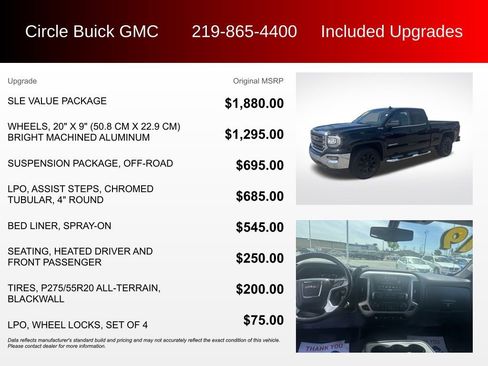 Used 2019 GMC Sierra 1500 SLE w/ SLE Value Package AWD/4WD image 3