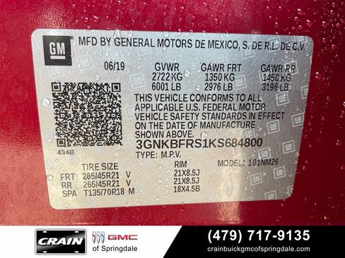 Used 2019 Chevrolet Blazer Premier w/ Sun and Wheels Package FWD image 33