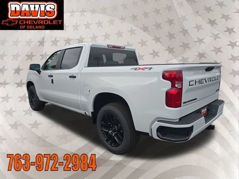 New 2026 Chevrolet Silverado 1500 Custom w/ Turbomax Blackout Package AWD/4WD image 4