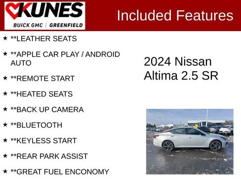 Used 2024 Nissan Altima 2.5 SR image 2