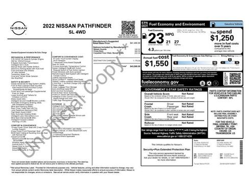 Certified 2022 Nissan Pathfinder SL AWD/4WD image 17