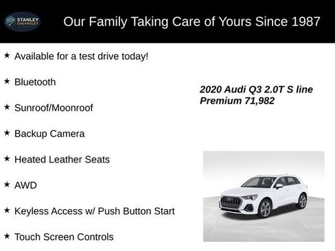 Used 2020 Audi Q3 2.0T Premium w/ Convenience Package AWD/4WD image 9