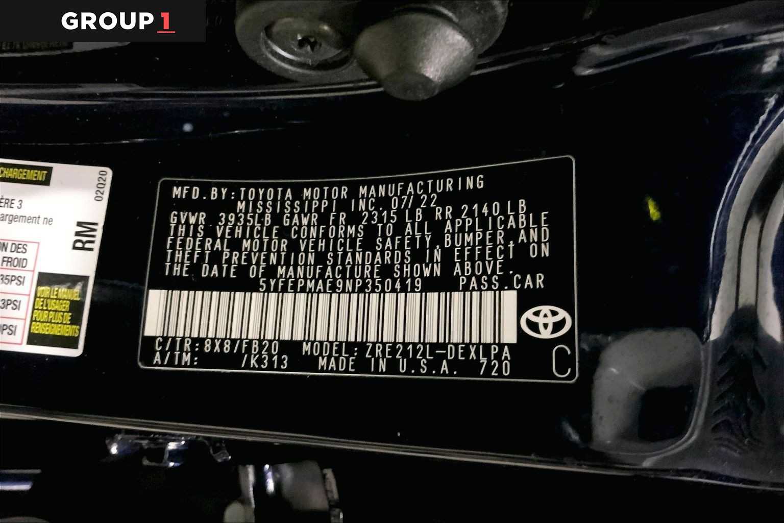 Certified 2022 Toyota Corolla LE FWD image 37