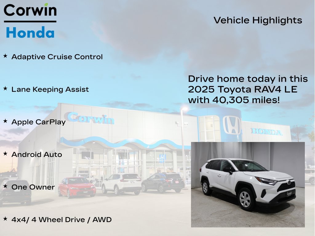 Used 2025 Toyota RAV4 LE AWD/4WD image 6