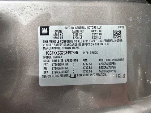 Used 2012 Chevrolet Silverado 2500 LT w/ Interior Plus Package image 29