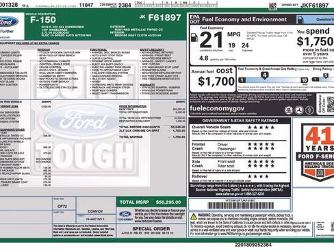 Used 2018 Ford F150 XLT w/ Equipment Group 302A Luxury image 30