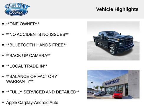 Used 2024 Chevrolet Silverado 2500 Custom w/ Custom Convenience Package image 4