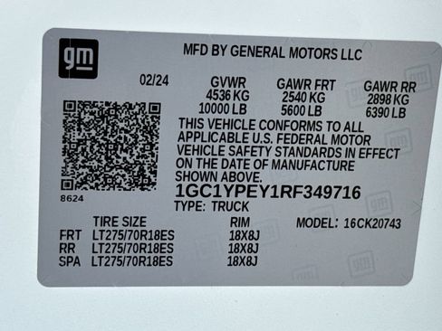 Used 2024 Chevrolet Silverado 2500 LTZ w/ LTZ Convenience Package AWD/4WD image 47