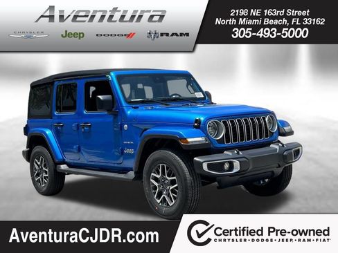 Used 2024 Jeep Wrangler Unlimited Sahara AWD/4WD image 1