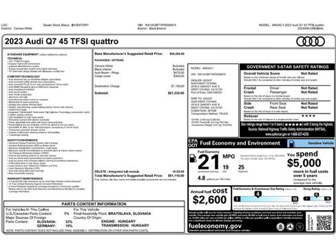 Used 2023 Audi Q7 2.0T Premium image 2