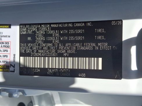 New 2026 Lexus RX 500h F Sport AWD/4WD image 15