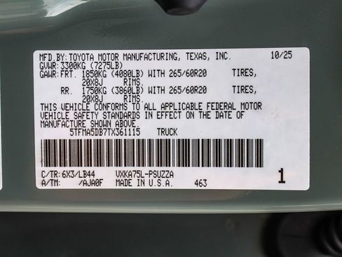 Used 2026 Toyota Tundra 1794 Edition AWD/4WD image 15