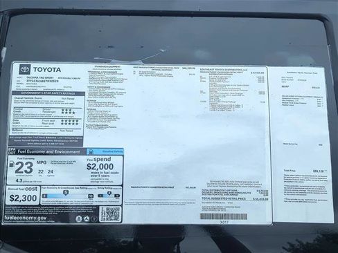 New 2025 Toyota Tacoma TRD Sport image 22