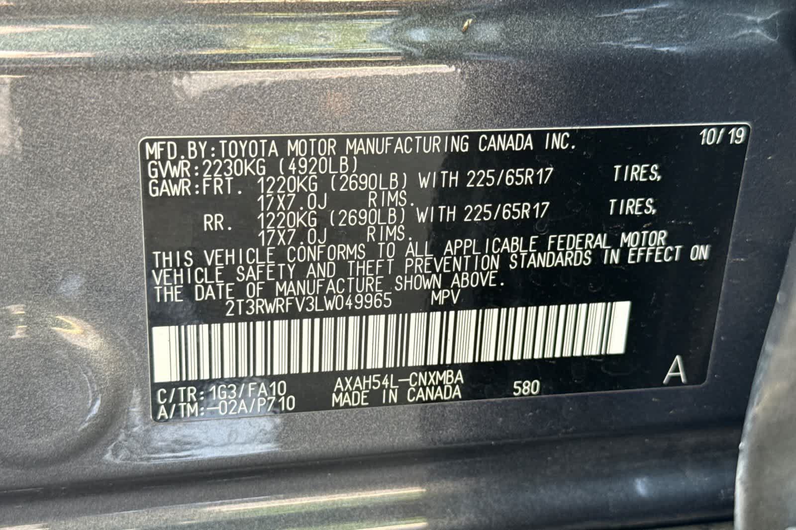 Used 2020 Toyota RAV4 XLE w/ Convenience Package AWD/4WD image 29