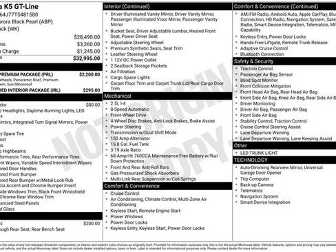 New 2026 Kia K5 GT-Line w/ GT-Line Premium Package FWD image 4