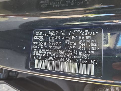 Used 2021 Hyundai Palisade SEL AWD/4WD image 24