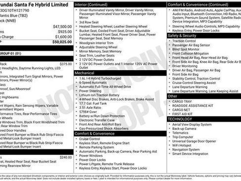 New 2026 Hyundai Santa Fe Limited AWD/4WD image 59