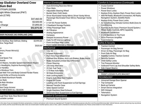 Used 2023 Jeep Gladiator Overland AWD/4WD image 7