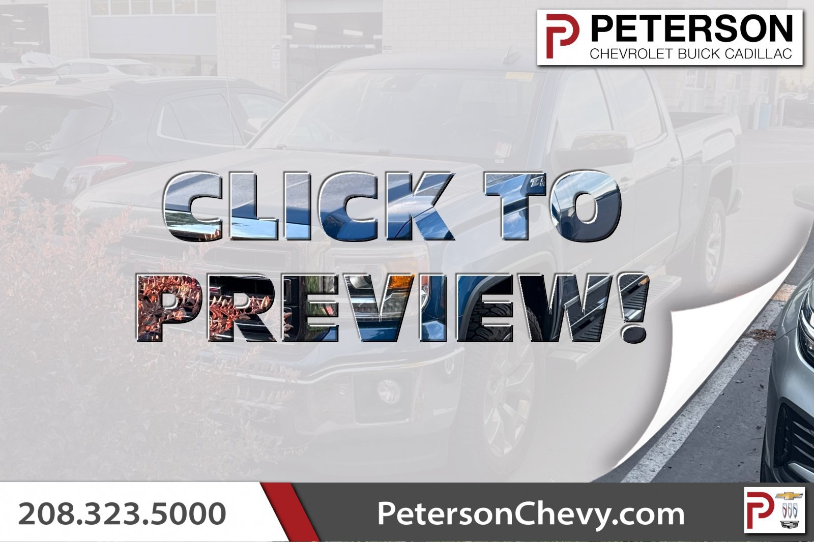 Used 2015 GMC Sierra 1500 SLT w/ SLT Crew Cab Value Package AWD/4WD image 1