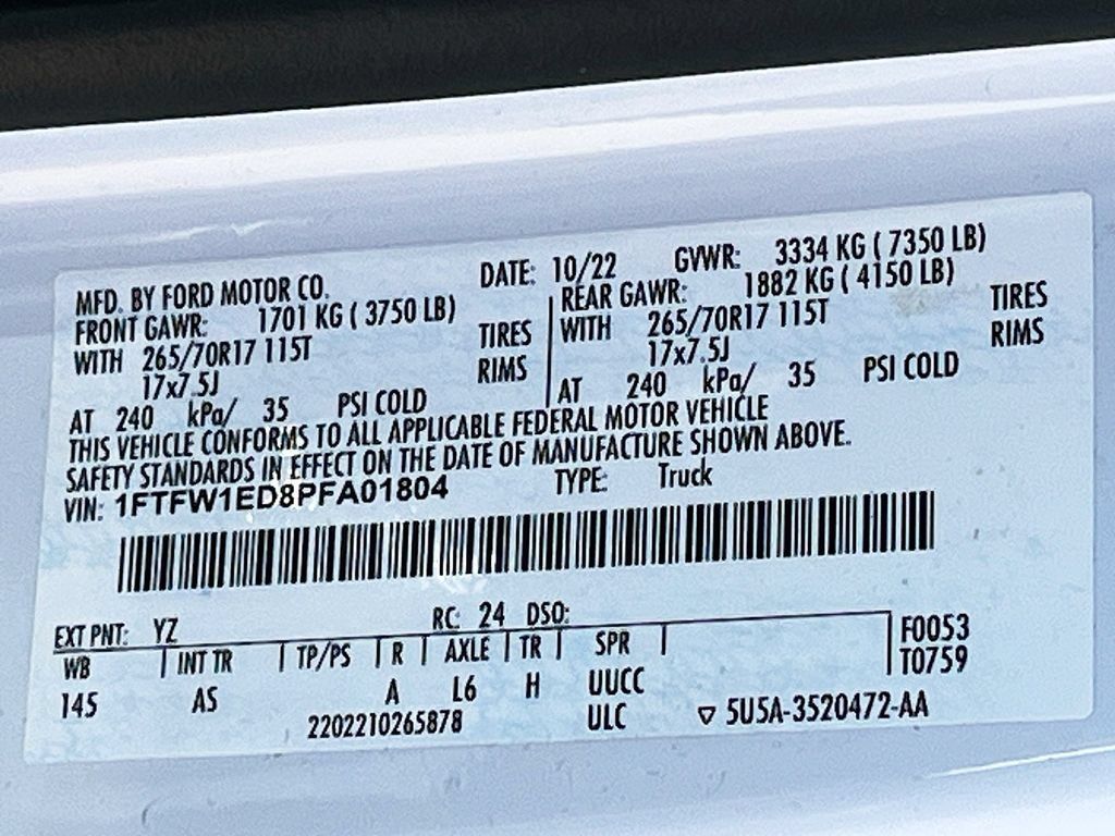 Used 2023 Ford F150 XL w/ Trailer Tow Package AWD/4WD image 29