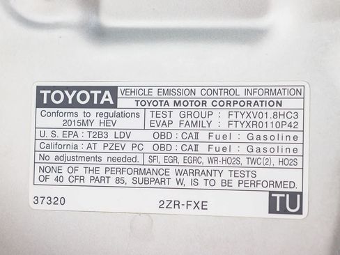Used 2015 Toyota Prius Two FWD image 29