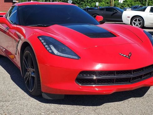 Used 2017 Chevrolet Corvette Stingray Coupe w/ Carbon Flash Badge Package RWD image 3