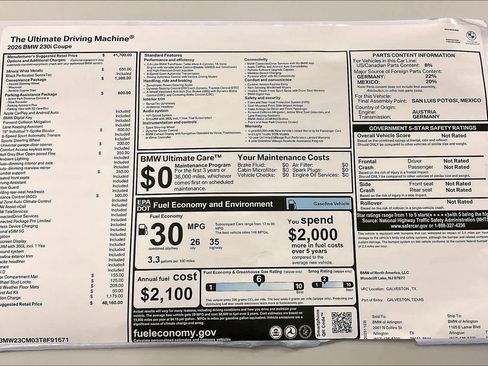 New 2026 BMW 230i 230i w/ Convenience Package image 19