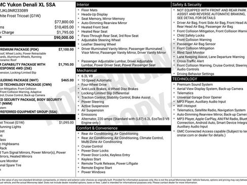 Certified 2022 GMC Yukon XL Denali w/ Denali Premium Package AWD/4WD image 39