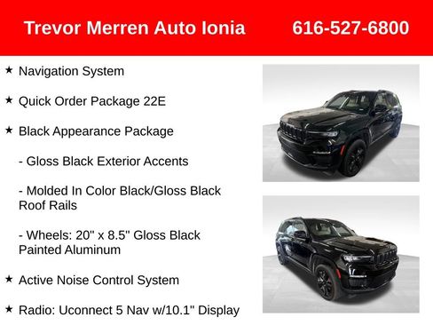 Used 2023 Jeep Grand Cherokee Limited w/ Black Appearance Package AWD/4WD image 26