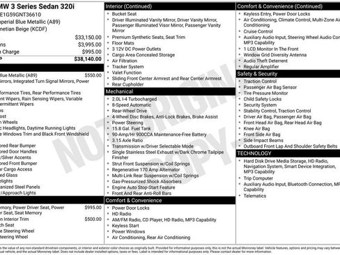 Used 2016 BMW 320i Sedan image 23