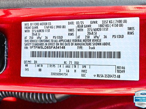 Used 2025 Ford F150 Lariat w/ Equipment Group 501A Mid image 27