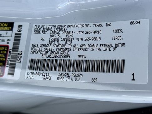 New 2024 Toyota Tundra SR5 w/ SR5 Premium Package image 26