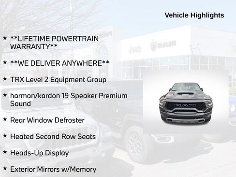 Used 2023 RAM 1500 TRX w/ TRX Level 2 Equipment Group AWD/4WD image 5