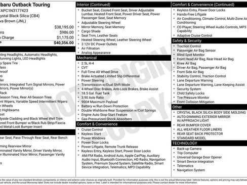 Used 2022 Subaru Outback Touring image 19