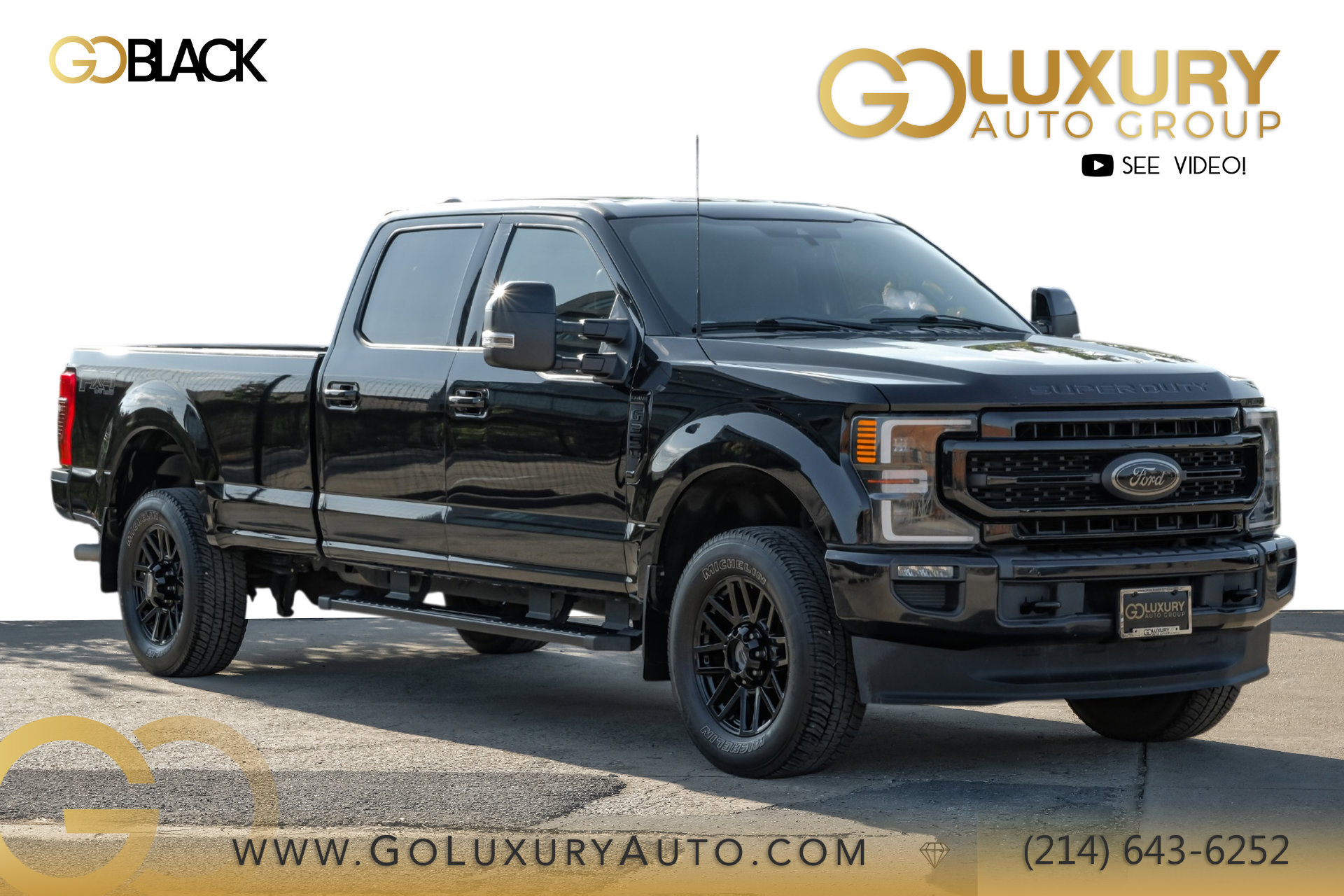 Used 2022 Ford F350 Lariat w/ Black Appearance Package AWD/4WD image 1