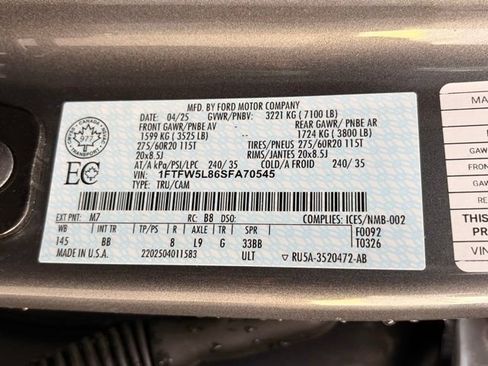 Used 2025 Ford F150 Lariat w/ Equipment Group 502A High AWD/4WD image 35