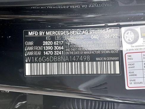 Certified 2022 Mercedes-Benz S 500 4MATIC image 34