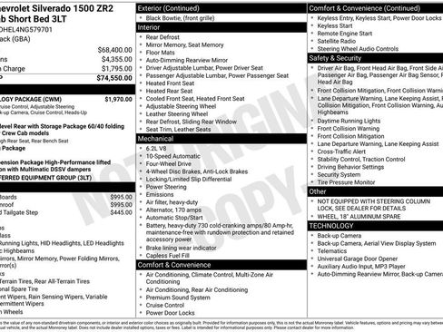 Used 2022 Chevrolet Silverado 1500 ZR2 w/ Technology Package image 3