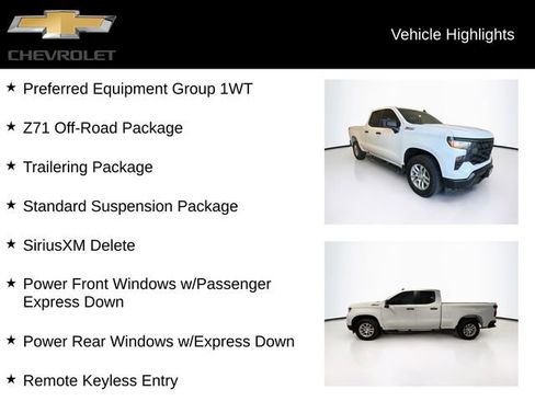 Certified 2024 Chevrolet Silverado 1500 W/T w/ Z71 Off-Road Package image 5