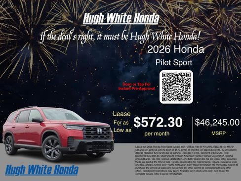 New 2026 Honda Pilot Sport image 3