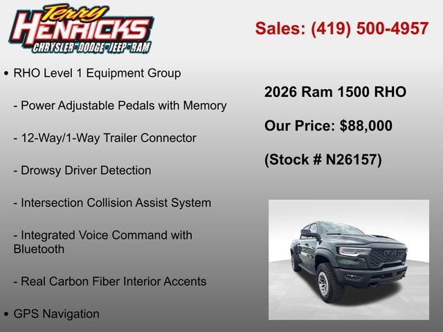 New 2026 RAM 1500 RHO w/ RHO Level 1 Equipment Group AWD/4WD image 37