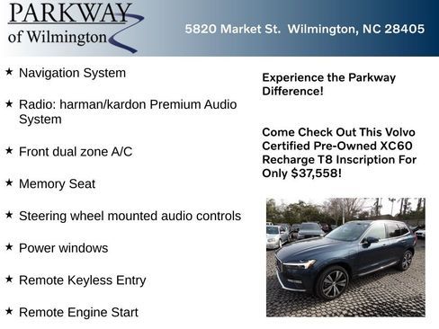 Used 2022 Volvo XC60 T8 Inscription w/ Advanced Package image 6