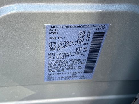 New 2025 Nissan Pathfinder SV image 25