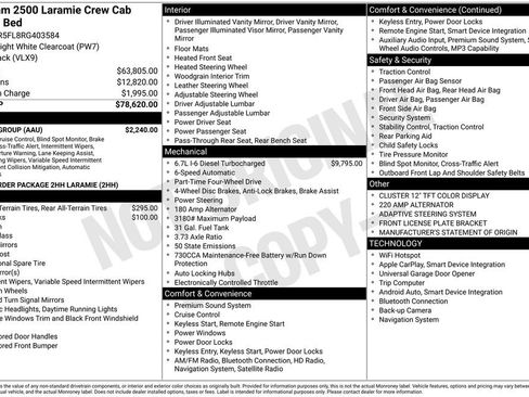 Used 2024 RAM 2500 Laramie w/ Safety Group AWD/4WD image 2