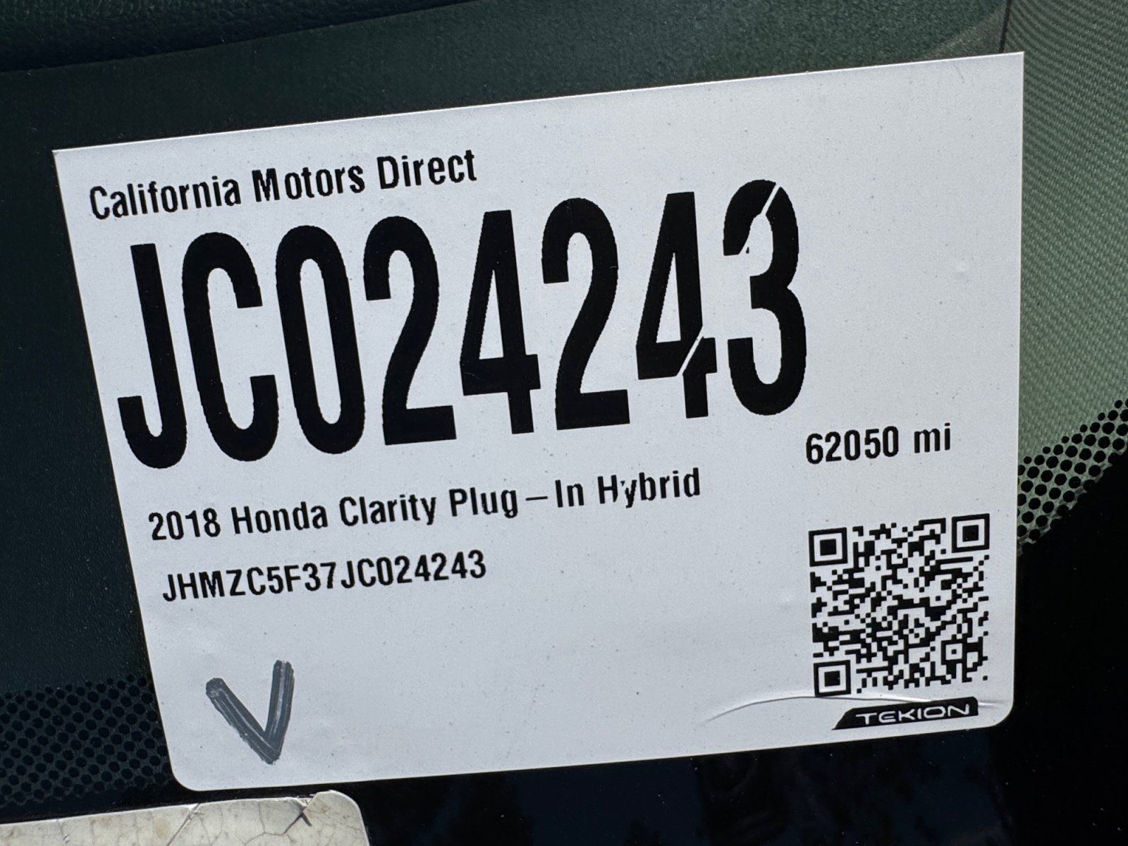 Used 2018 Honda Clarity Touring image 19