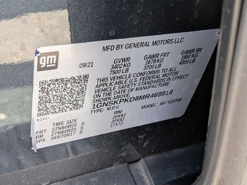 Certified 2021 Chevrolet Tahoe Z71 AWD/4WD image 33