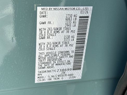 New 2026 Nissan Pathfinder Rock Creek AWD/4WD image 22