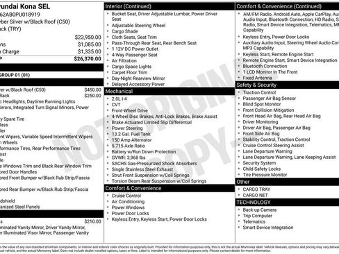 Certified 2023 Hyundai Kona SEL image 31